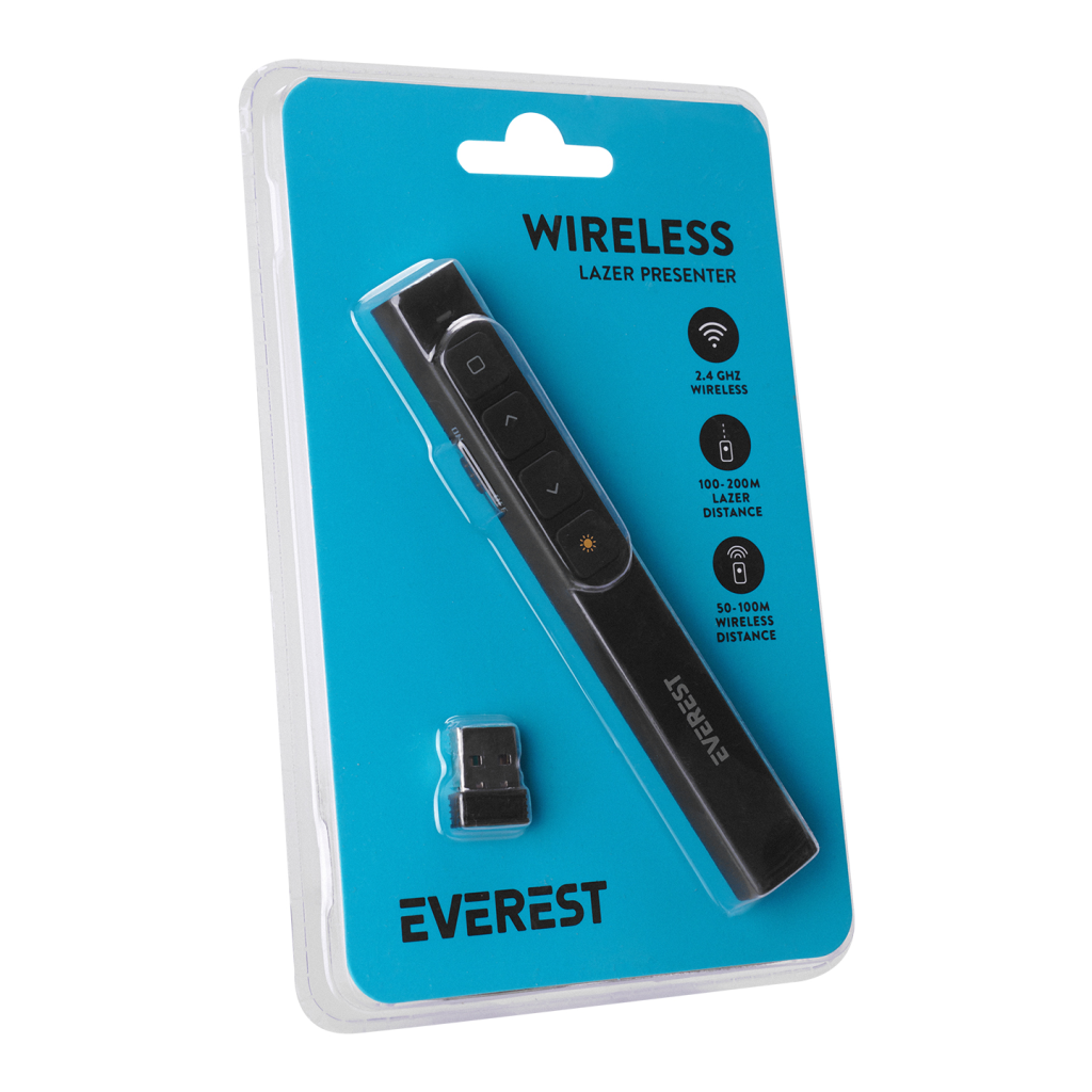 Everest PSN-18 Kablosuz 2.4Ghz Profesyonel Sunum Cihazı(1923) 5