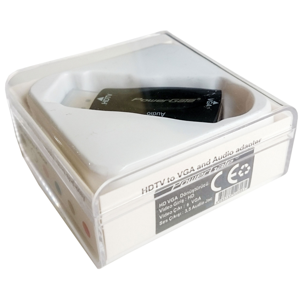 POWERGATE PG-HTV01 HDMI To VGA Çevirici Adaptör(1923)