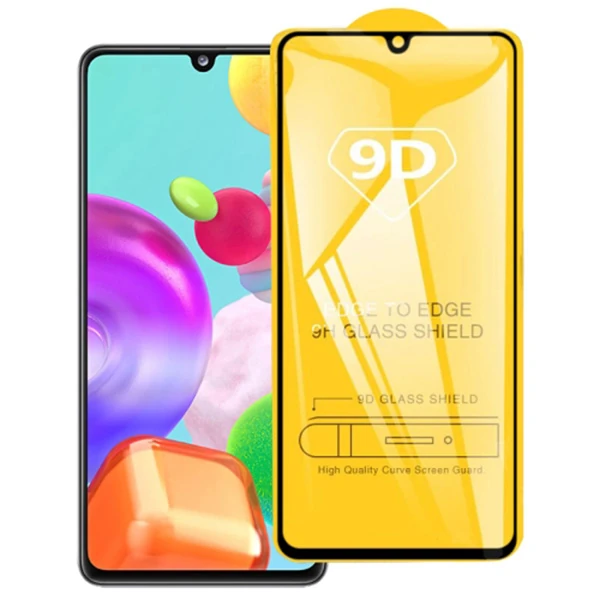 ALLY SM Galaxy A41 9D Full Glue Tempered Cam Ekran Koruyucu-(1903)