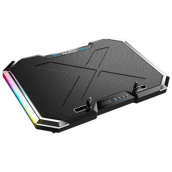 MC Q8 6 Fanlı Oyuncu Notebook Soğutucu  Stand Yükseklik Ayarlanabilir Led Işıklı-(1903)