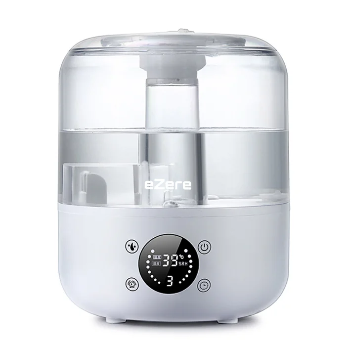Ezere TH-413 Akıllı Dijital Hava Nemlendirici | 3L Kapasite, Dokunmatik Panel, Uzaktan Kumanda, Sessiz Çalışma-(1903)