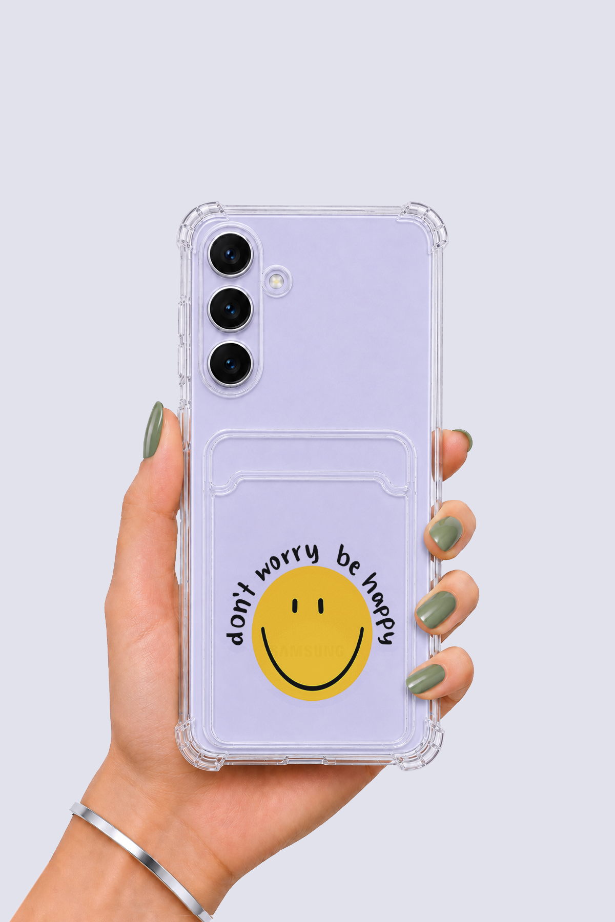 Samsung Galaxy S25 FE Kartlıklı Gülücük Desenli Kılıf