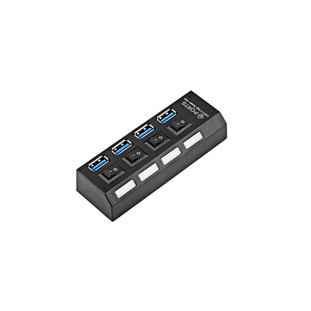 HYTECH HY-U350 USB3.0 to 4xUSB 3.0 Açma Kapama Tuşlu USB HUB(1923)