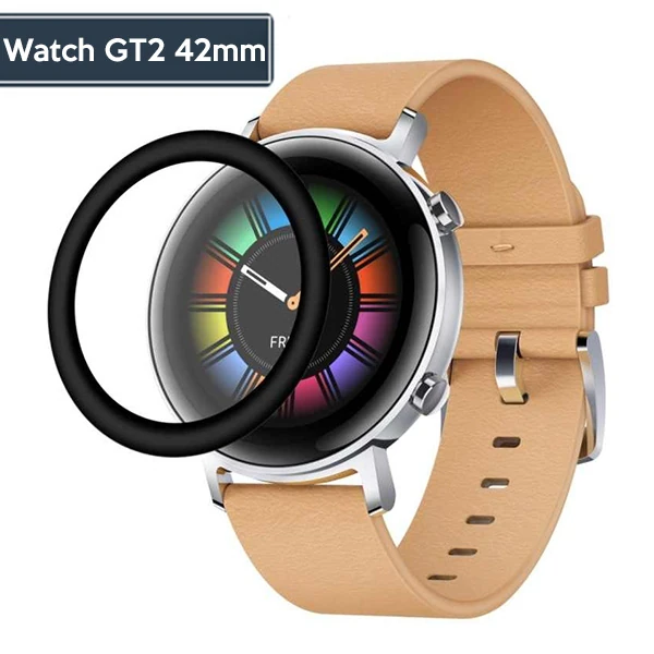 Huawei Watch Gt2 42MM 3D Kavisli Pet Ekran Koruyucu-(1903)