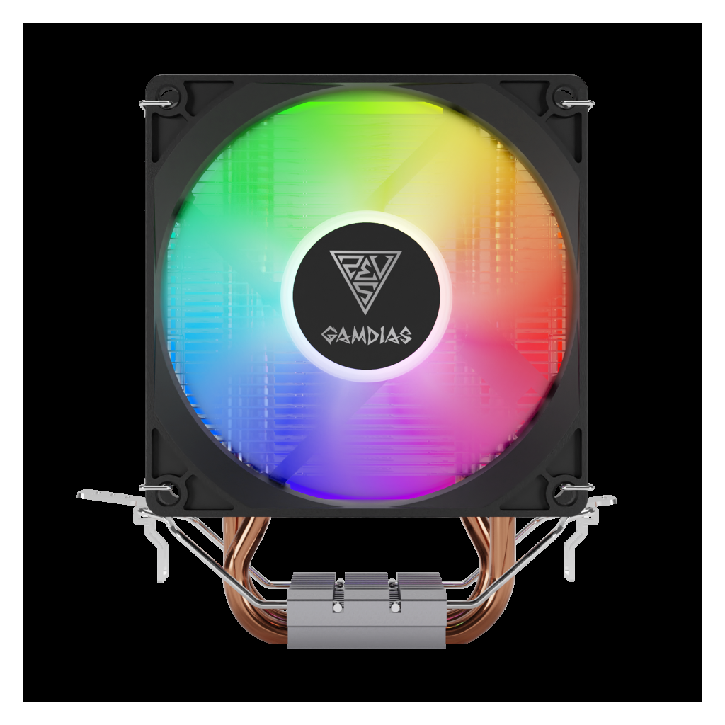 GAMDIAS BOREAS E1-210 Lite 92mm CPU Kule Tipi Hava Soğutma Doğrudan Temas Teknolojisine Sahip 2 adet Gelişmiş Bakır Isı Borusu (AMD AM5 ve INTEL Tüm işlemciler ile uyumlu)(1923)