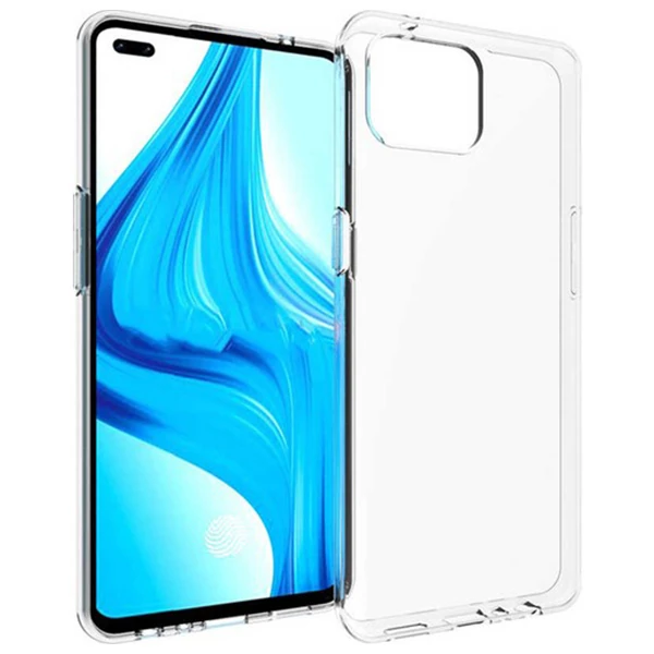 OPPO Reno F17-A73 2020 Anti-Drop Shockproof Darbe Emici Silikon Kılıf-(1903)