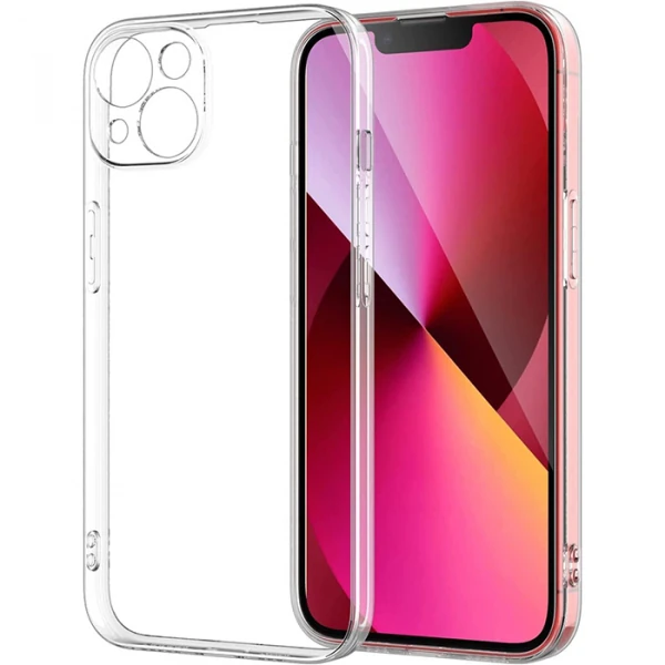 ALLY iPhone 14 6.1inç Crystal Clear Kamera Korumalı Sert PC Kılıf-(1903)