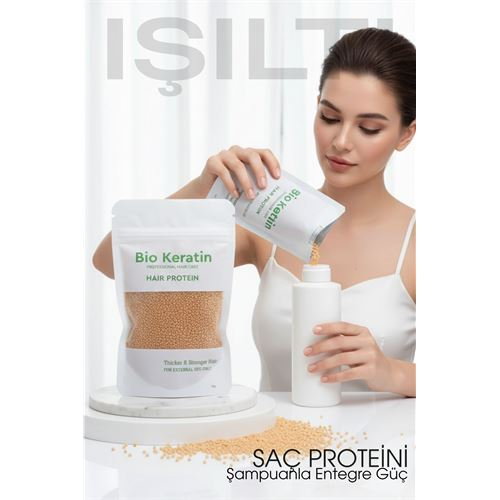 Saç Bakım Proteini Yıpranmış Saçlar İçin 50g Hair Protein  