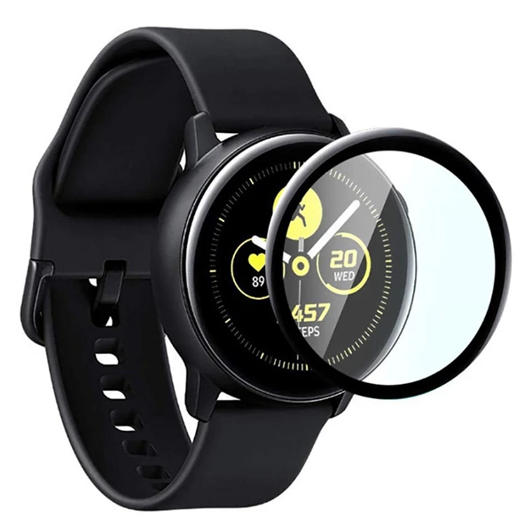 SM Galaxy Watch Active 2 40mm 3D kavisli PC+PMMA Ekran Koruyucu-(1903)