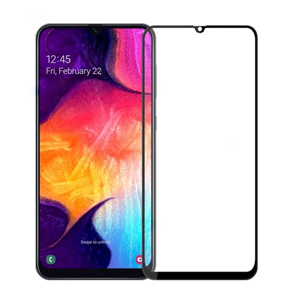 Ally Samsung Galaxy A20s 3d Full Kaplama Kırılmaz Cam Ekran Koruyucu-(1903)