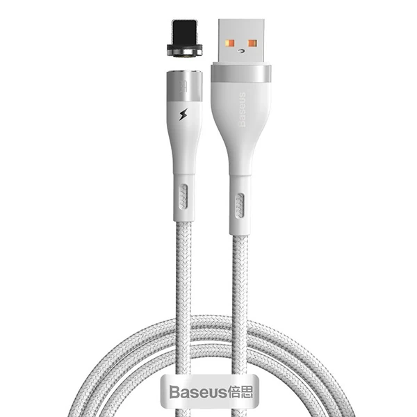 Baseus Zinc Magnetic İPhone 14-13-12-11 Mıknatıslı Usb Şarj Kablosu 1metre-(1903)