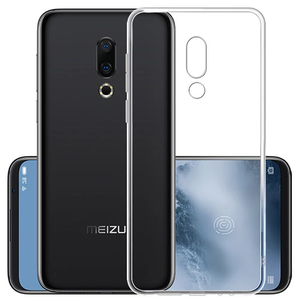Meizu 16 Plus Kamera Korumalı Ultra Koruma Silikon Kılıf-(1903)