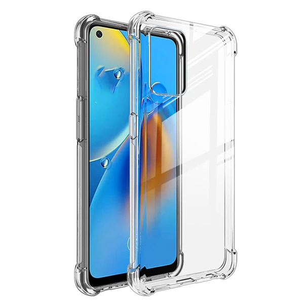 OPPO Reno F19-A74 Kamera Korumalı Shockproof Silikon Kılıf-(1903)