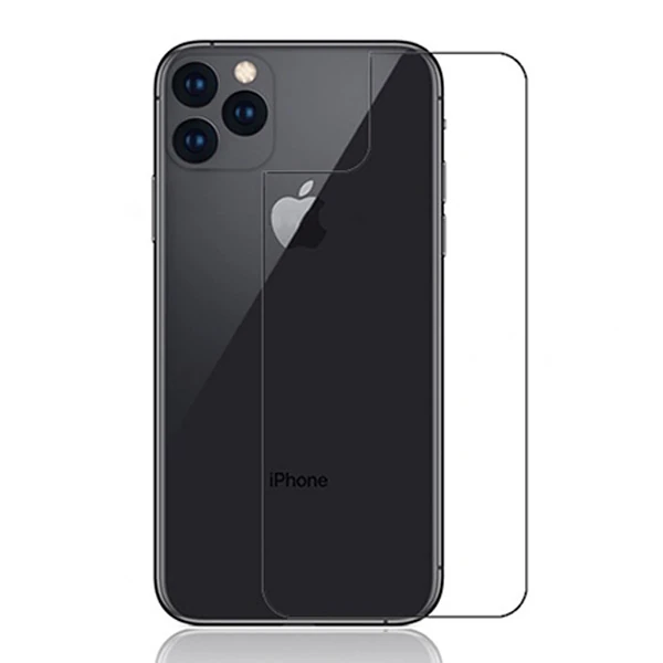 Ally İPhone 11 Pro 5.8 inch Tempered Arka Kırılmaz Cam Koruyucu-(1903)