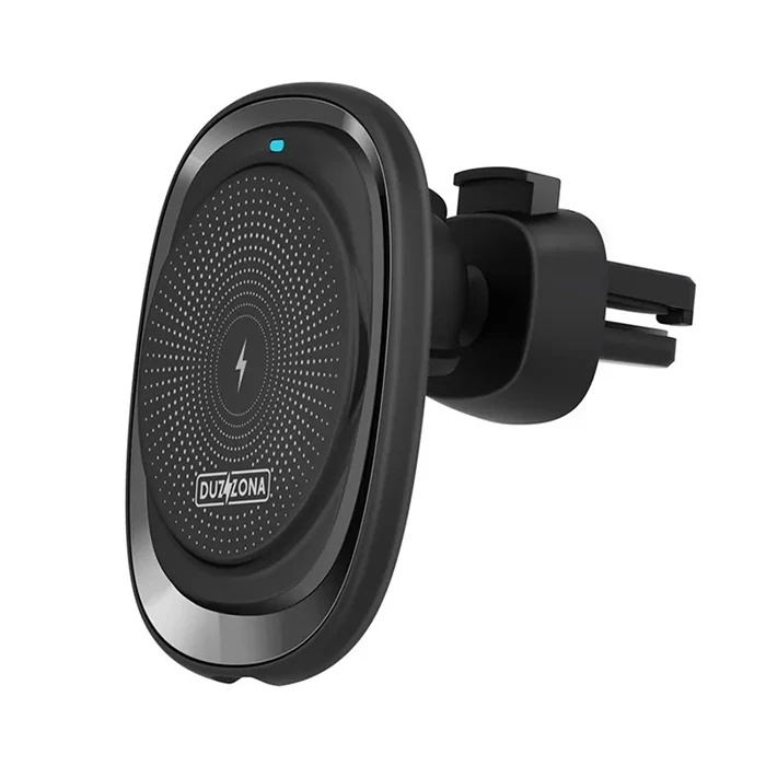 Duzzona V1 15W Manyetik Kablosuz Wireless Hızlı Şarjlı Araç İçi Telefon Tutucu-(1903)