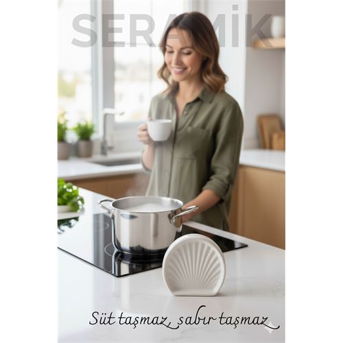 Süt Taşırmaz Seramik – Seramik Süt Taşı - Kaynamayı Önleyen Akıllı Mutfak Yardımcısı 
