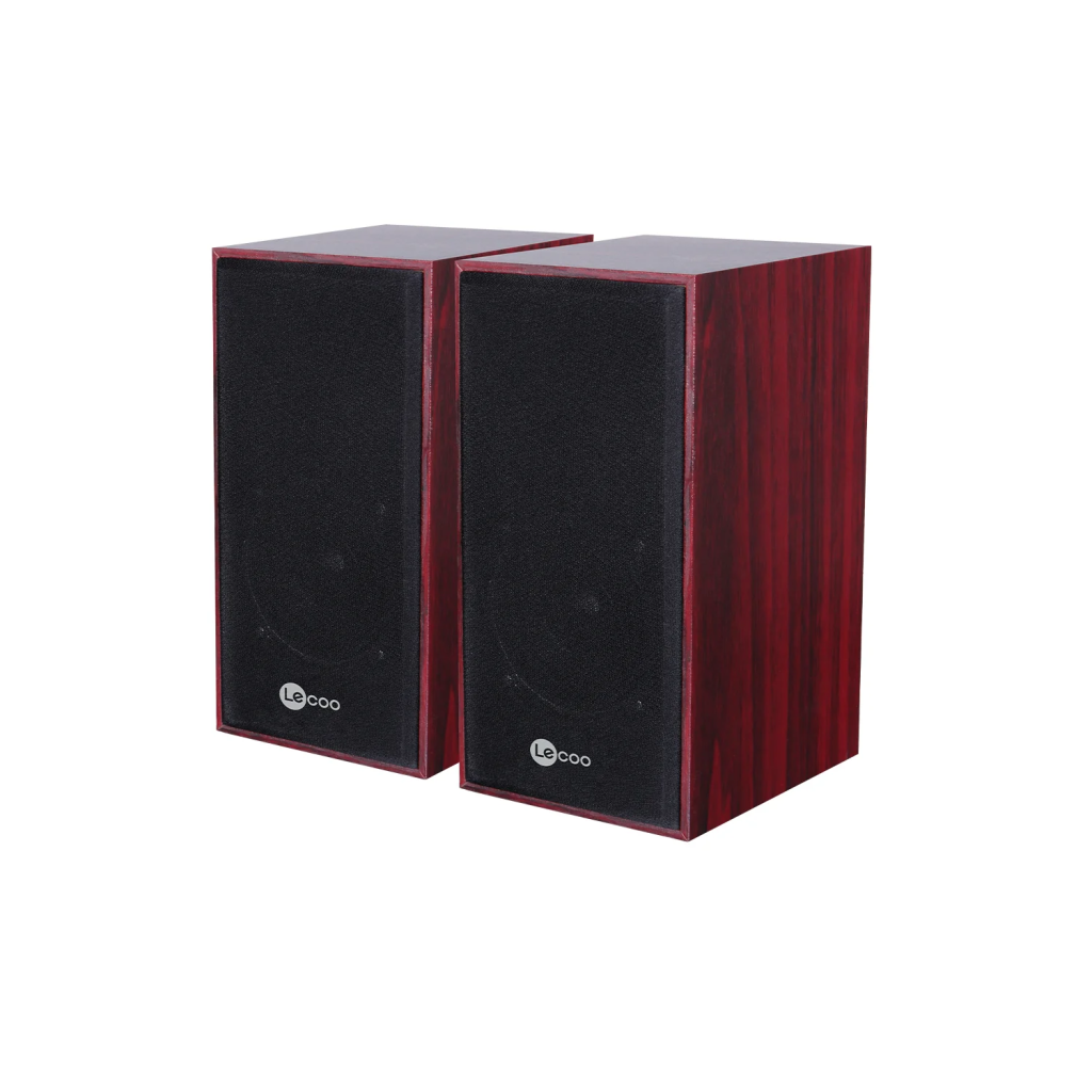 LECOO DS105 6W 1+1 Masaüstü USB Ahşap Kasa Speaker(1923) 5