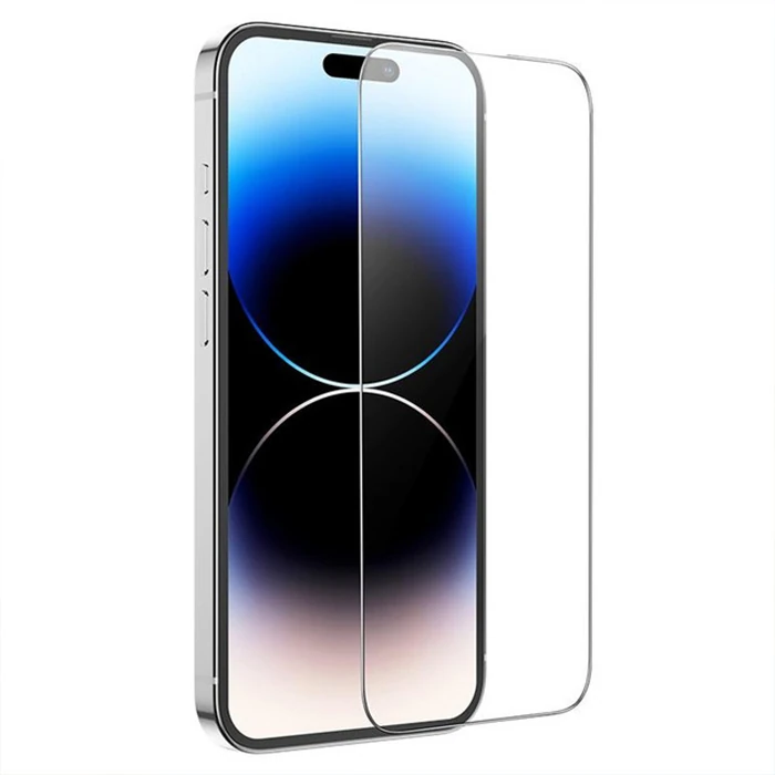 HOCO iPhone 15 Pro Max Full Screen HD Tempered Kırılmaz Cam Ekran Koruyucu-(1903)