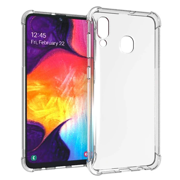 Ally Sm Galaxy A20/A30 Anti-Drop Darbe Emici Silikon Kılıf-(1903)