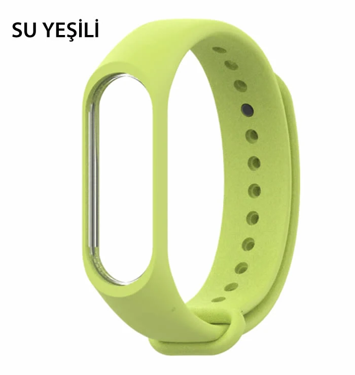 Mijobs Xiaomi Mi Band 3 Mi Band 4 Silikon Kordon Kayış-(1903)