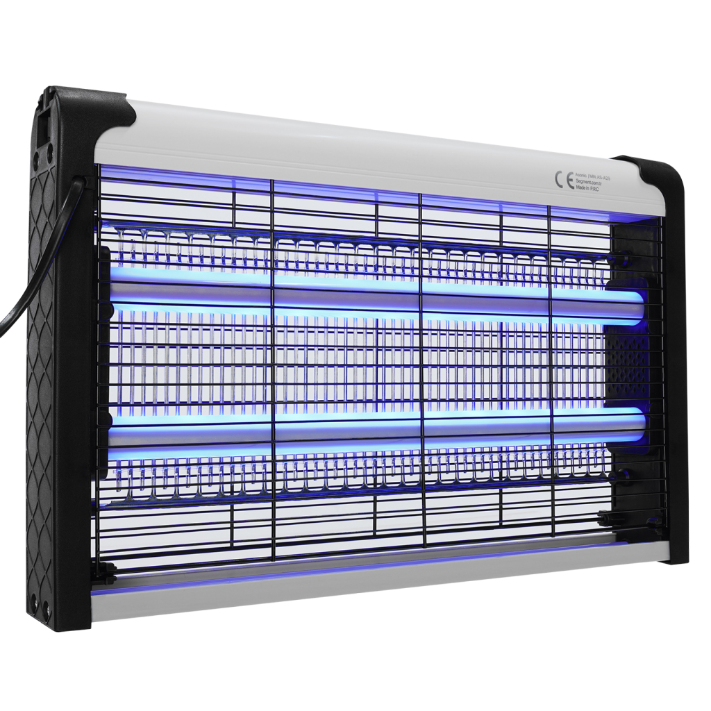 ASONIC AS-A29 Siyah 6W 2000V Masaüstü Zincir Askılı 2adet UV Mor Işıklı Siyah Kasa Sinek Öldürücü(1923) 2