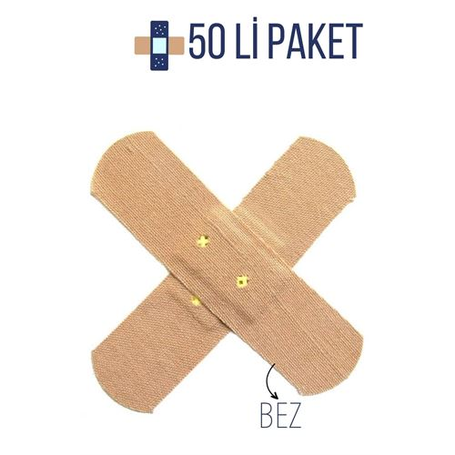 HSNET Bez Yara Bandı Cansın 50 Adet 