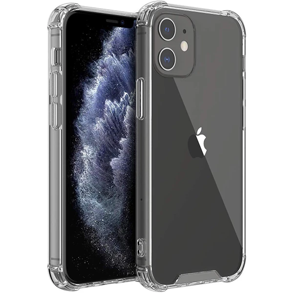 İPhone 12-İPhone 12 Pro 6.1 Anti-Drop Silikon Kılıf Shockproof-(1903)