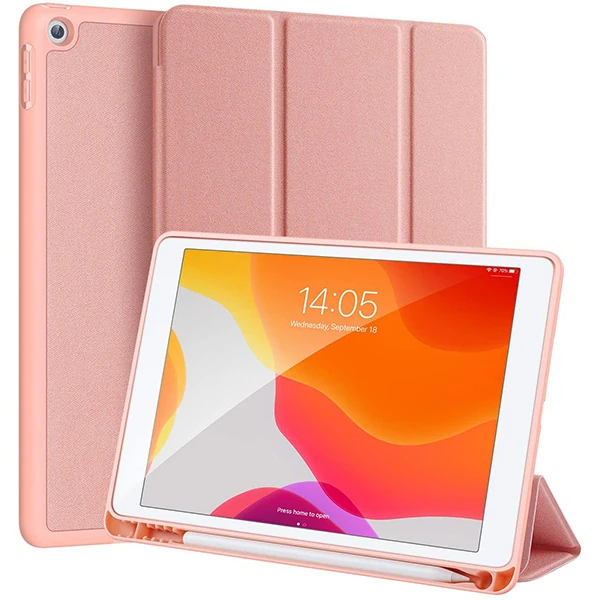 Dux Ducis iPad 7-8-9 10.2 (2019,2020,2021) Kılıf Kalem Yerli Soft Tpu Mıknatıslı Domo Kılıf-(1903)