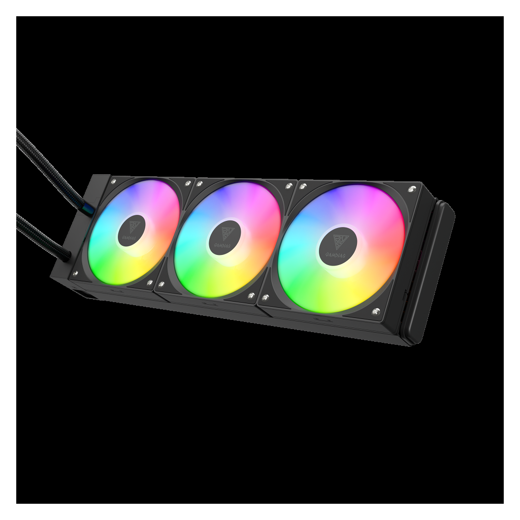 GAMDIAS CHIONE E4-360 360mm ARGB 3 Fanlı Dijital Ekran CPU Sıvı Soğutma(1923) 4