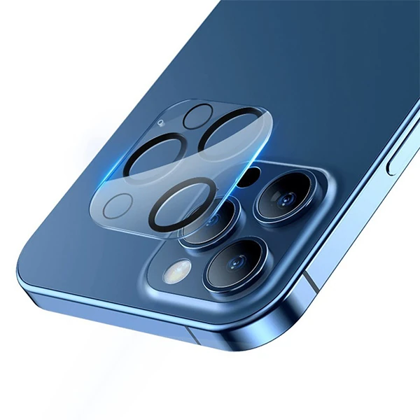 Baseus iPhone 12 Pro Max 6.7 Full Tempered Kamera Lens Koruma Camı 2Set-(1903)