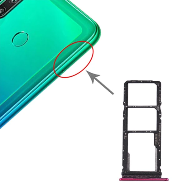 Huawei P40 Lite  Sim Hafıza Kart Kapağı Tutucu-(1903)