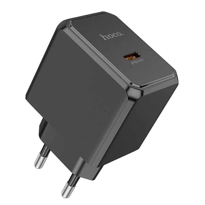 HOCO CS15A PD30W Type-C Girişli Hızlı Şarj Adaptörü Başlığı-(1903)