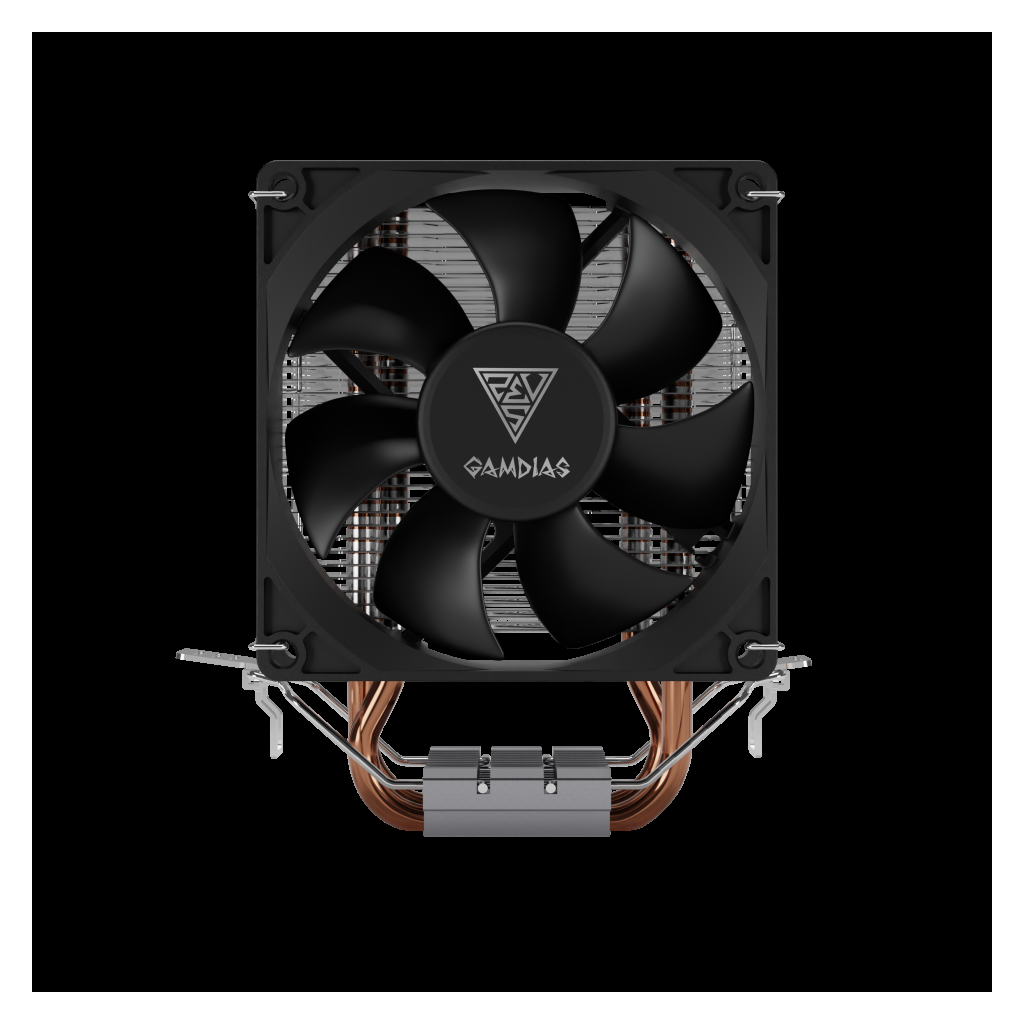 GAMDIAS BOREAS E1-210 MONO 92mm CPU  Kule Tipi Hava Soğutma Doğrudan Temas Teknolojisine Sahip 2 adet Gelişmiş Bakır Isı Borusu (AMD AM5 ve INTEL Tüm işlemciler ile uyumlu)(1923) 2