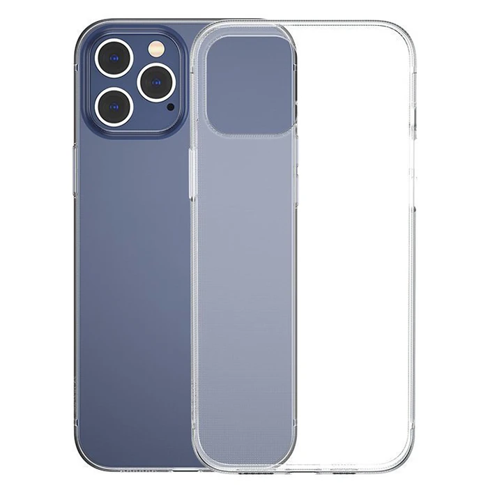 Baseus Simple Case İPhone 12 Pro 6.1 İnce Şeffaf Silikon Kılıf-(1903)