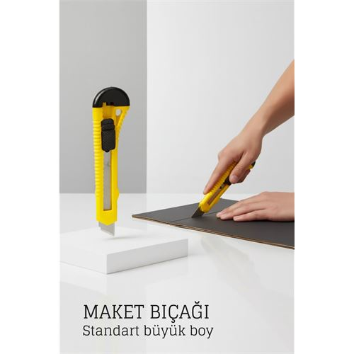 Ergonomik Maket Bıçağı - Büyük Boy Maket Bıçağı 