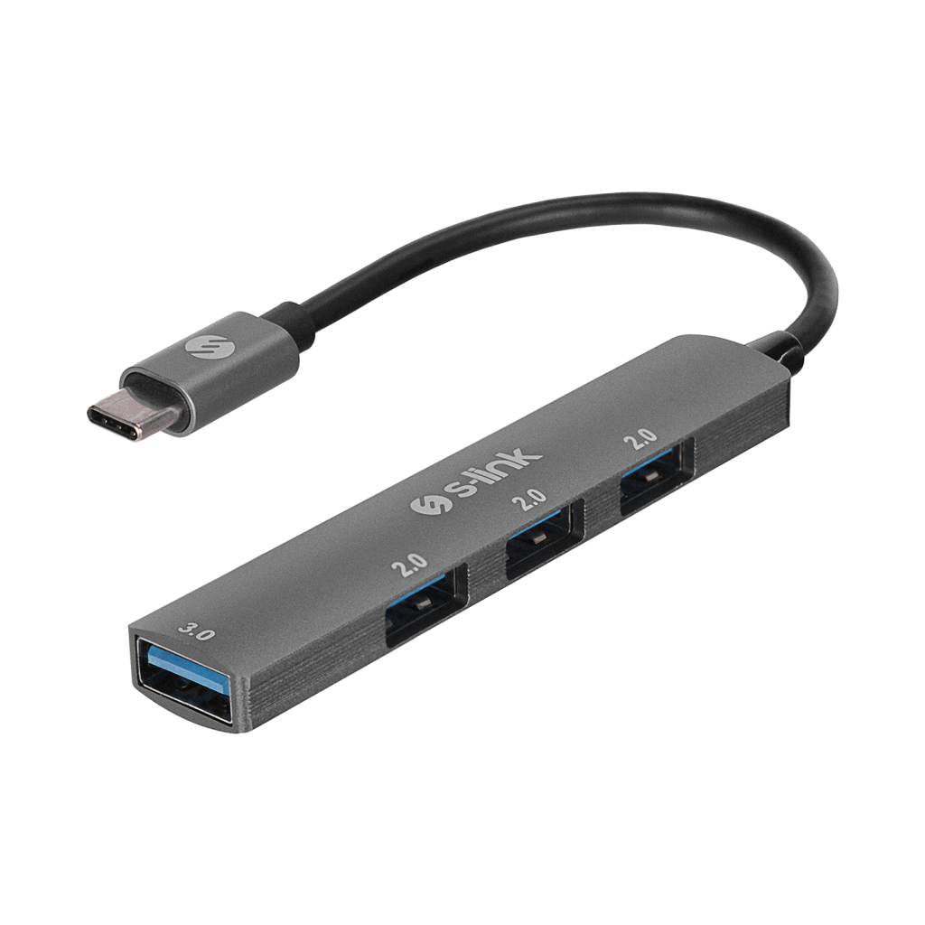 S-LINK SW-U324 Type-C to 3xUSB 2.0 1xUSB 3.0 Metal USB HUB(1923) 2