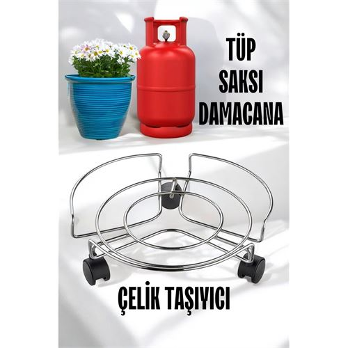 HSNET Saksı Tüp Damacana Altlığı Tekerlekli Taşıyıcı 