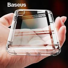 Baseus İphone Xs Max 6.5 Airbags Şeffaf Darbe Emici Slikon Kılıf-(1903)