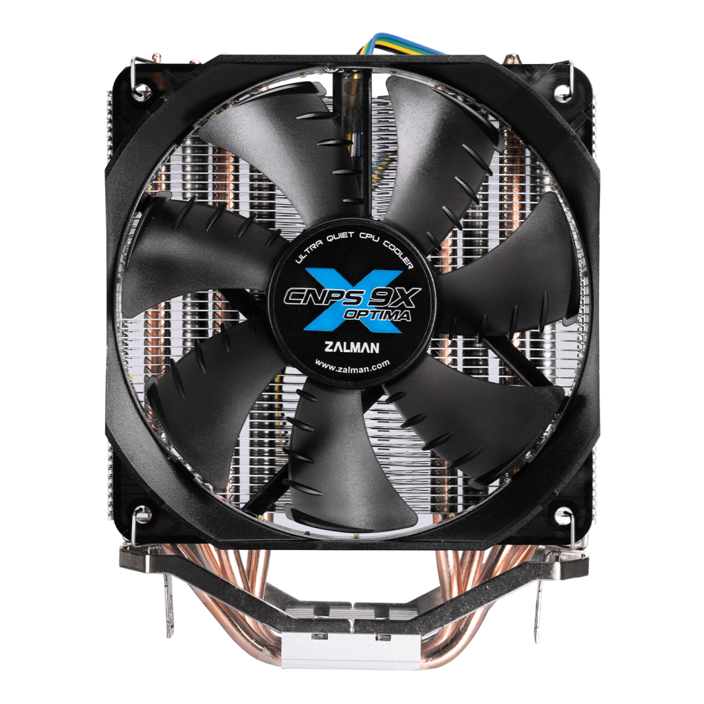 ZALMAN CNPS9X OPTIMA 12cm Fan CPU Kule Tipi Hava Soğutma Beyaz Led 4 adet Bakır Isı Borusu (AMD ve INTEL Tüm işlemciler ile uyumlu)(1923)