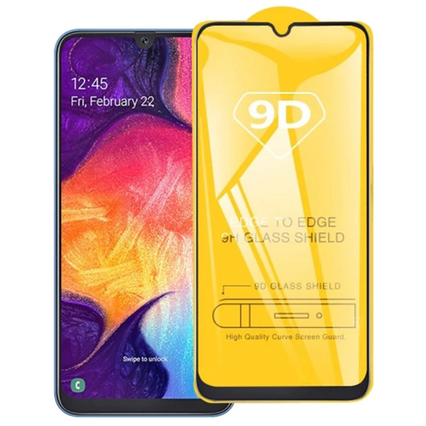 ALLY Huawei P40 Lite  9D Full Glue Tempered Cam Ekran Koruyucu-(1903)