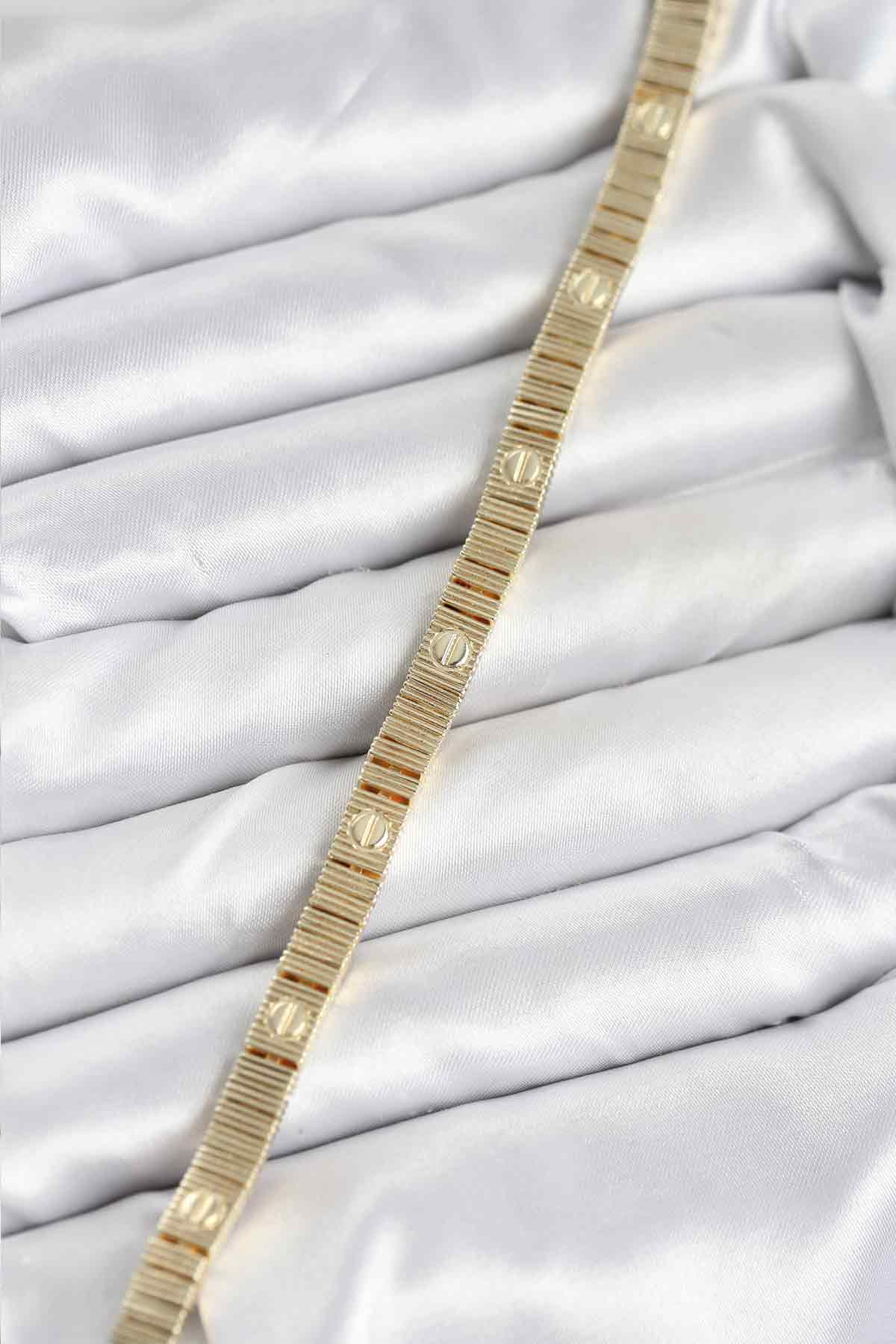 Gold Renk Vip Seri Bileklik 5886