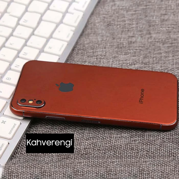 Ally İPhone X XS 360 Kaplama Renkli Sticker-(1903)