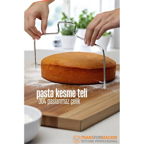 HSNET Pasta Kesme Teli - Pasta Dilimleyici  
