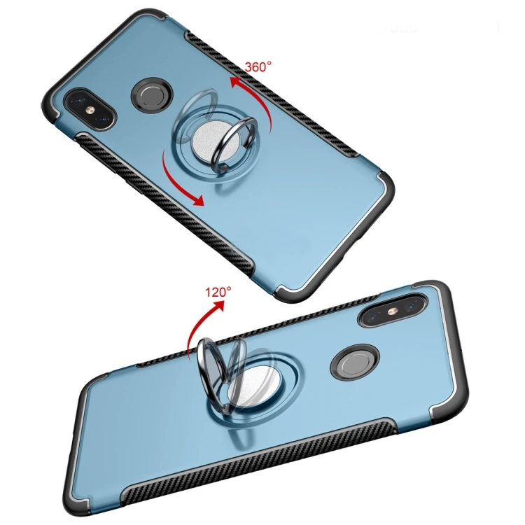 Xiaomi Mi8 360 Doner Yüzüklü Darbe Emici Armor Tpu+pc Kılıf-(1903)