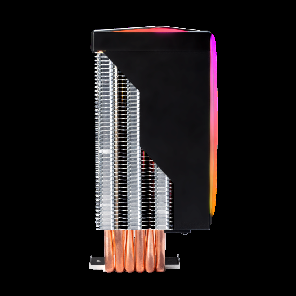 GAMDIAS BOREAS M1-610 LED Lights 120mm CPU  Kule Tipi Hava Soğutma Doğrudan Temas Teknolojisine Sahip 6 adet Gelişmiş Bakır Isı Borusu (AMD AM4-AM5 ve INTEL Tüm işlemciler ile uyumlu)(1923) 4