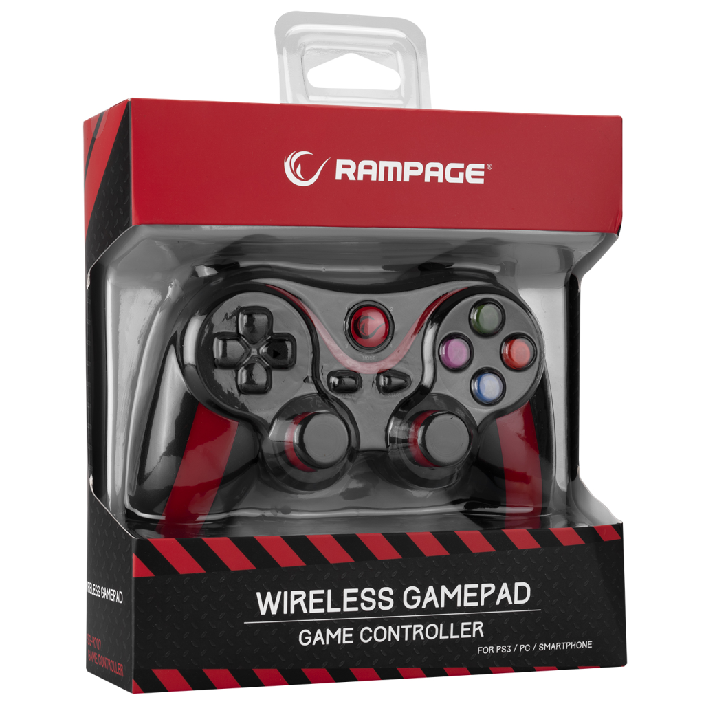 RAMPAGE SG-R707 PC/PS3/Akıllı Telefon/TV Box Kablosuz Bluetooth GAMEPAD(1923) 5