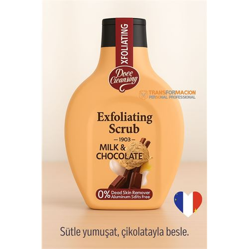 HSNET Süt ve Çikolata Özlü, Hassas Ciltler İçin Peeling Jel –   500 ml  