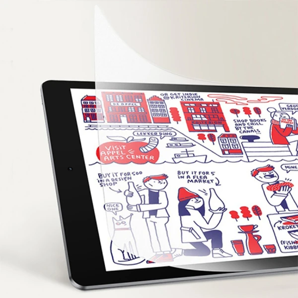 ALLY iPad Air 2020,2022 10.9 Paper Like Film Darbe Emici Pet Ekran Koruyucu-(1903)