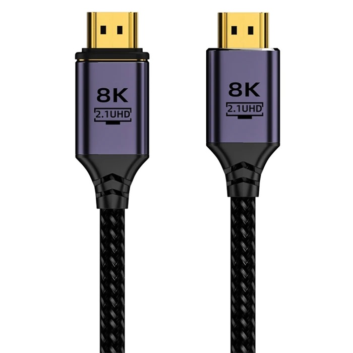 ALLY HDMI to HDMI 8K HD 2.1UHD Mıknatıs Başlıklı Kablo 2 Metre-(1903)