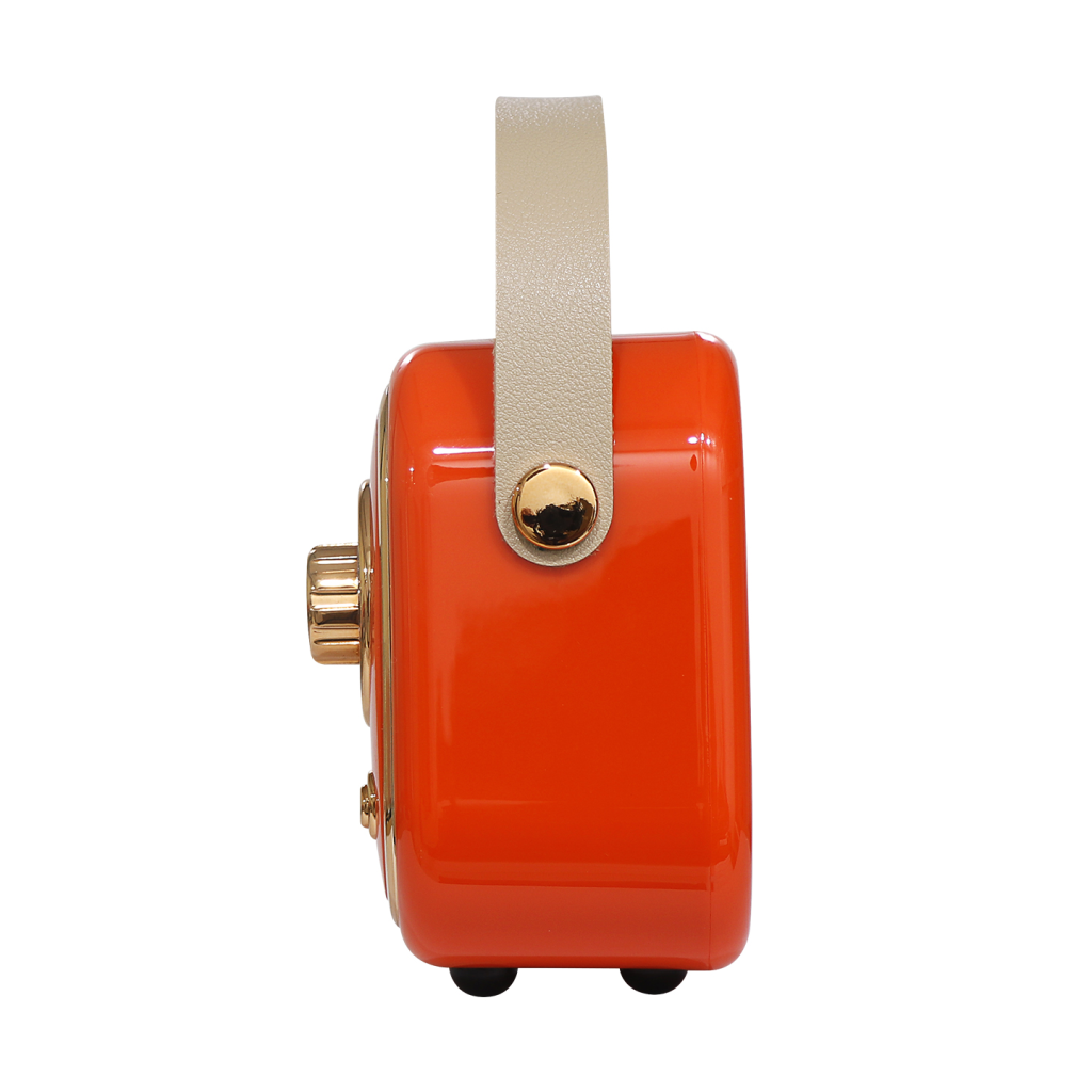 MIKADO MD-24BT Echoes Turuncu 3W Taşınabilir USB/TF Kart/Bluetooth 800mAh Klasik Retro Müzik Kutusu(1923) 4